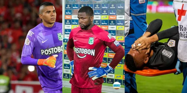 Harlen Castillo por ahora tiene el puesto de Kevin Mier en atlético Nacional.