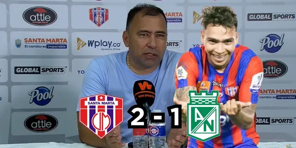Harold Rivera dejó claro que salió a hacer Unión Magdalena para ganarle a Atlético Nacional.