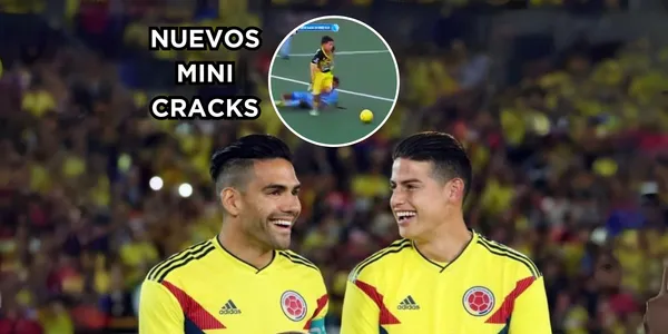 Hay dos niños en Colombia que pintan para cracks, juegan a lo James y Falcao.
