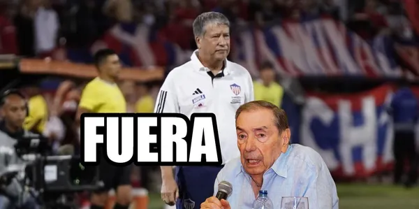 Hernán Darío Gómez pende de un hilo como entrenador del Junior FC, la hinchada no quiere al estratega en este momento.