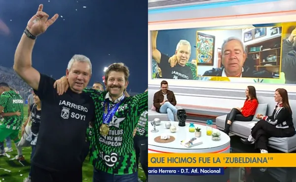 Hernán Darío Herrera en Atlético Nacional fue menospreciado por la prensa hace pocos meses, ahora es aplaudido por todos y esos mismos lo quieren entrevistar.