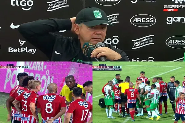 Hernán Darío Herrera habló tras la eliminación de Atlético Nacional en la Copa Colombia 2022.