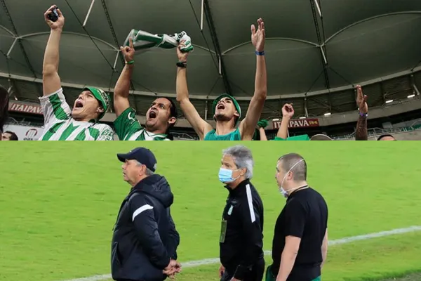 Hernán Darío Herrera pende de un hilo en Atlético Nacional y los hinchas le bajaron la caña.