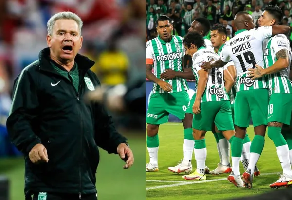 Hernán Darío Herrera se tambalea en su cargo de entrenador en Atlético Nacional.