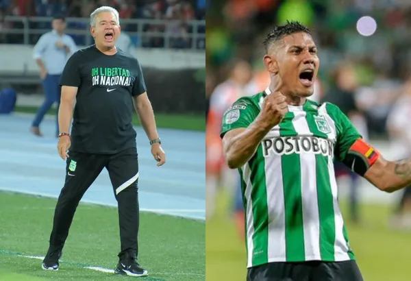 Hernán Darío Herrera tuvo un gesto tras ver el gol de Alexander Mejía.