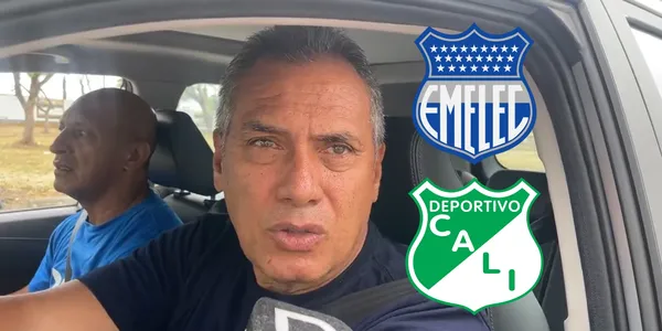 Hernán Torres dando unas declaraciones