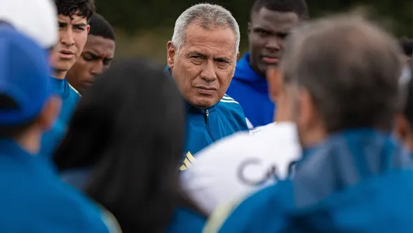 Hernán Torres, el DT de Millonarios que hoy dio su primer entrenamiento oficial Foto: MFC