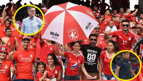 Hinchas de América de Cali - Fotos: El País, Colombia.com