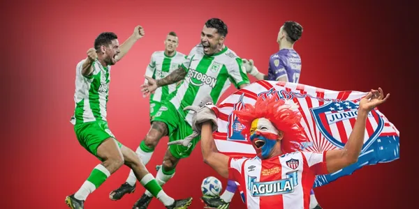 Hinchas del Junior FC mandaron un mensaje sobre Atlético Nacional tras ver al Verde ganarle al Racing Club de Argentina.