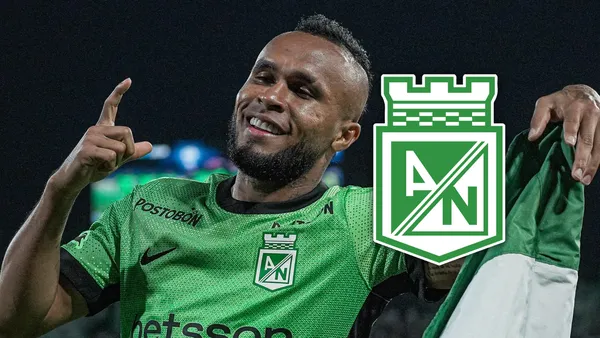 Hinestroza no da la talla y los hinchas ya extrañan a un exjugador clave en Nacional. Foto: Nacionaloficial y Escudoteca