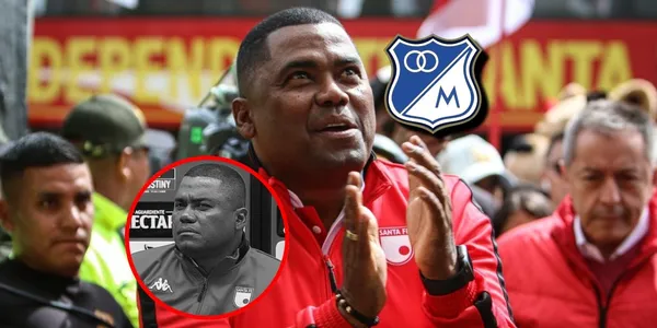 Hubert Bodhert en pocos días pasó del cielo al infierno en el Club Independiente Santa Fe.