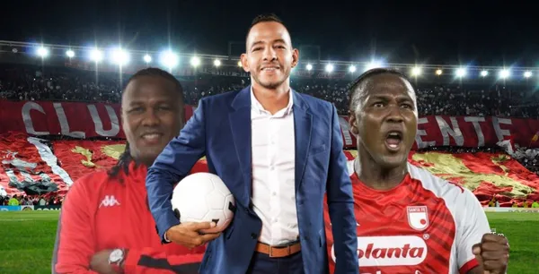 Hugo Rodallega fue uno de los mejores jugadores de Santa Fe en el 2023