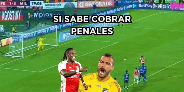 Hugo Rodallega humilló a Álvaro Montero desde el punto penal.