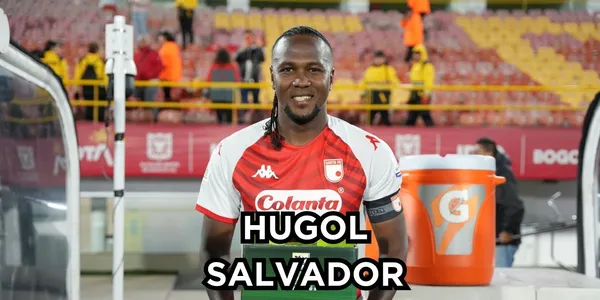 Hugo Rodallega salvó al Club Independiente Santa Fe.