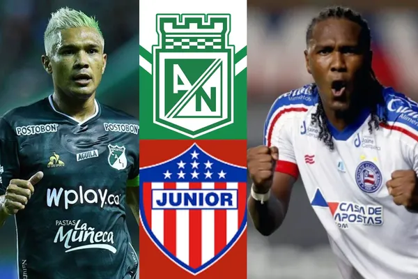 Hugo Rodallega viene de golear en Brasil con Bahía y quedó libre para fichar con cualquier club