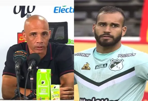 Humberto Acevedo falló en la defensa del arco contra el Deportivo Pereira.