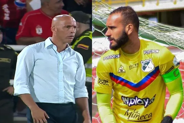 Humberto Acevedo pecó en el partido contra el América de Cali.
