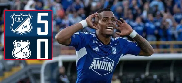 Humilló a Medellín y lo que hizo Edgar Guerra tras el triplete con Millonarios