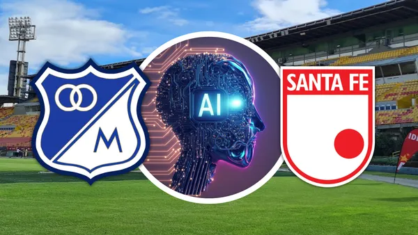 ¡IA en acción! ¿Quién pasa a la final: Millonarios o Santa Fe? Foto: IDRD, SCI Web y Escudoteca