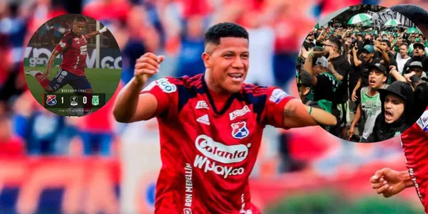 Independiente Medellín ganó 1-0 ante Atlético Nacional en el estadio Atanasio Girardot