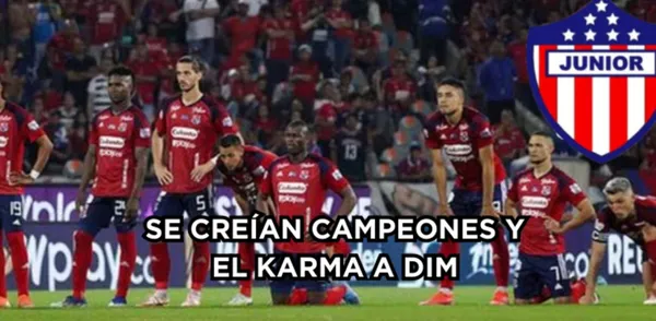 Independiente Medellín ya se creía campeón y llegó el karma por el Junior de Barranquilla