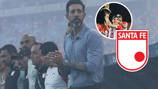 Independiente Santa Fe conquista la Liga Betplay pese a todos los incidentes que tuvo en el camino Foto: Santa Fe, Escudoteca