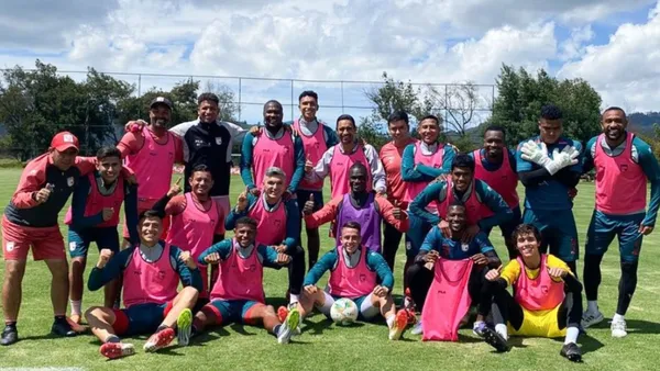 Independiente Santa Fe en entrenamiento - X @SantaFe
