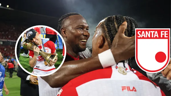 Independiente Santa Fe hizo historia en Medellín y ahora esto piden sus hinchas Foto: Escudoteca e Independiente Santa Fe