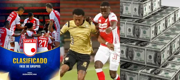 Independiente Santa Fe humilló a Águilas Doradas tras eliminarlo de la Copa Sudamericana