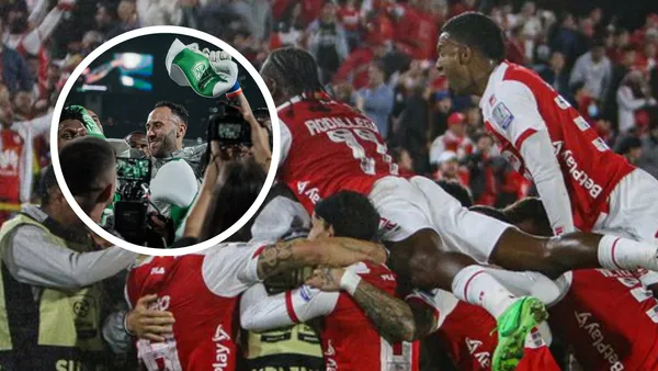 Independiente Santa Fe se ilusiona en la Liga Betplay ante Atlético Nacional Foto: Santa Fe y Nacionaloficial