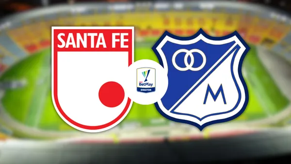 Independiente Santa Fe vs Millonarios Foto: IDRD, Escudoteca