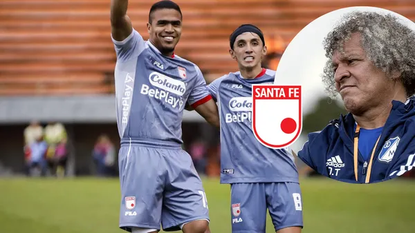 Independiente Santa Fe y Alberto Gamero Foto: Santa Fe y MFC