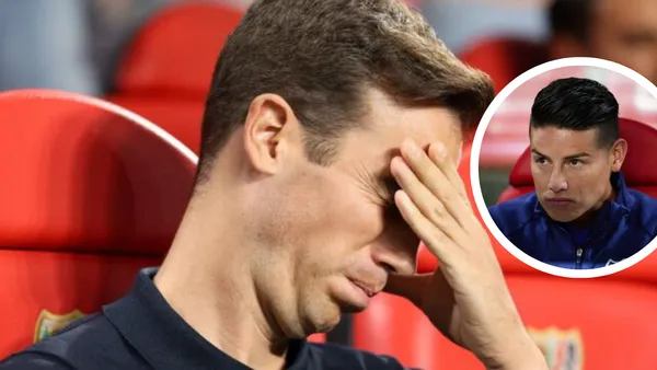 Iñigo Pérez y James Rodríguez Foto: AFP y Telemadrid