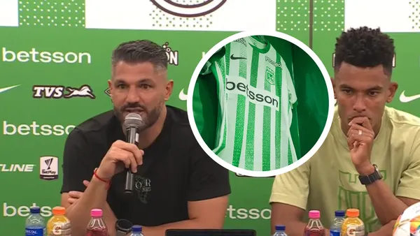 ¡Insólita excusa de Gandolfi! La polémica que exige su salida de Nacional. Foto: Nacionaloficial y Captura de Dimayor