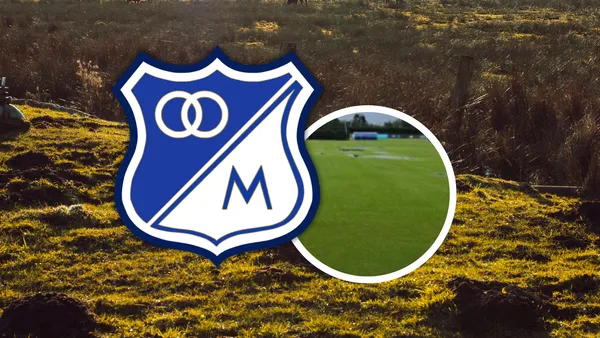 Insólito: jugador de Millos lanza dardo pese al dinero del club Foto: X, Escudoteca y Pexels