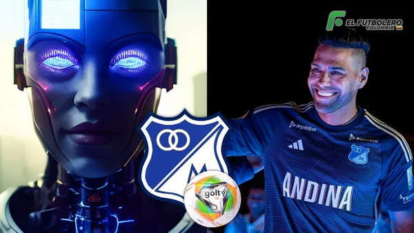 Inteligencia Artificial y Falcao Foto: Pexels, Escudoteca PN, Golty y MillosFC