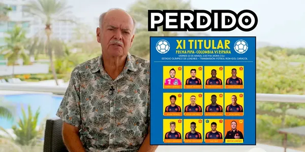 Iván Mejía reaccionó al partido de la Selección Colombia. Foto de Iván tomada de Caracol TV en YouTube y Twitter FCF.