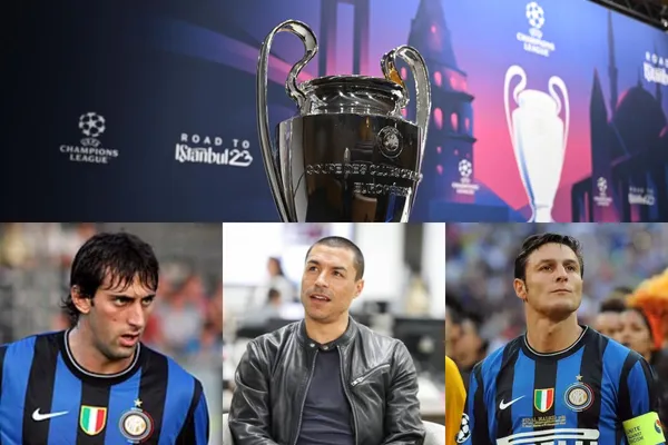 Iván Ramiro Córdoba compartió un recuerdo con Diego Milito y Javier Zanetti; el marco fue la Champions League.