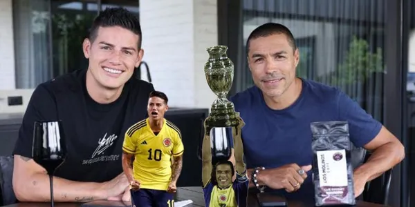 Iván Ramiro Córodb tuvo un encuentro con James Rodríguez en Colombia.
