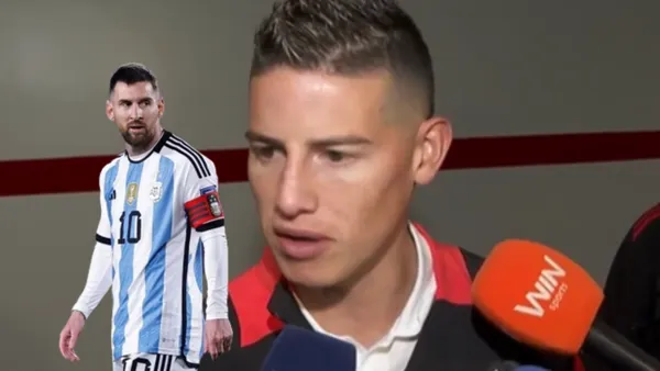 James destacó a un jugador argentino tras el partido y su nombre sorprendió a todos. Foto: Captura de X y AFA
