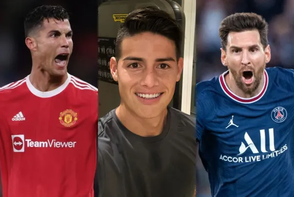 James fue consultado para que eligiera al mejor entre Cristiano y Messi, pero el colombiano no se atrevió a ponderar al mejor y explicó a detalle como los analiza deportivamente.