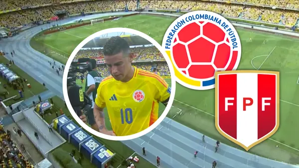 James habló tras el empate con Perú: su mensaje encendió la conversación. Foto: Captura de X, Escudoteca y Gol Caracol