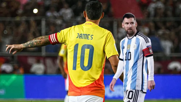 ¿James o Messi? Este es el jugador que lidera un tremendo item en las Eliminatorias Foto: James Rodríguez y AFA