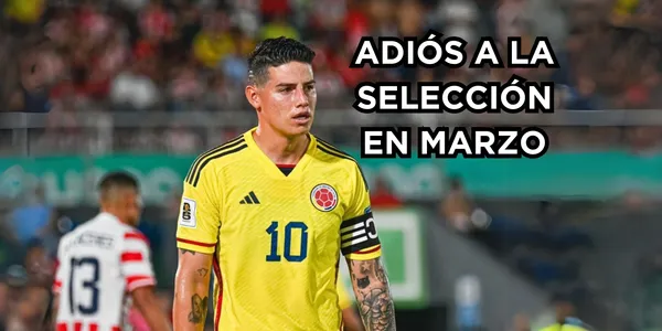James podría estar ausente de la Selección Colombia en marzo. Foto de James tomada de Twitter @jamesdrodriguez.