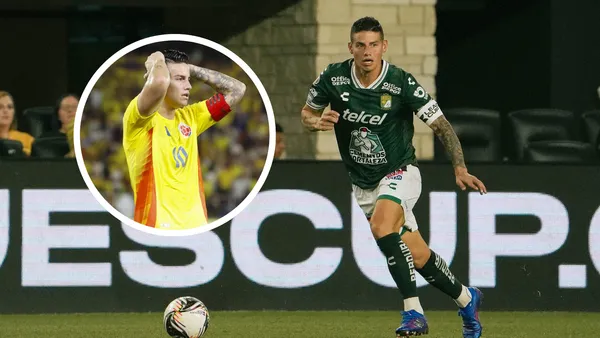 James Rodríguez a la espera de su continuidad en norteamérica con el León Foto: James Rodríguez y Club León