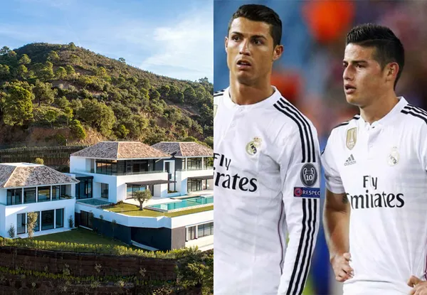 James Rodríguez al parecer cuando iba a la casa de Cristiano Ronaldo tenía muchas restricciones con el tema de la comida y las bebidas, dado que el crack portugués tiene unas normas estrictas.
