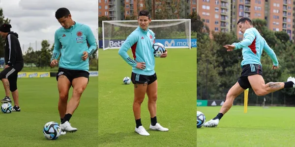 James Rodríguez apareció de forma sorpresiva en Colombia.