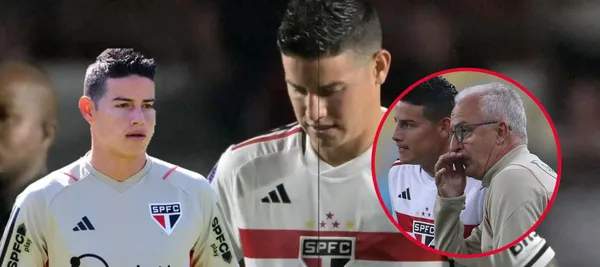 James Rodríguez apenas regresó a Sao Paulo de jugar con la selección Colombia