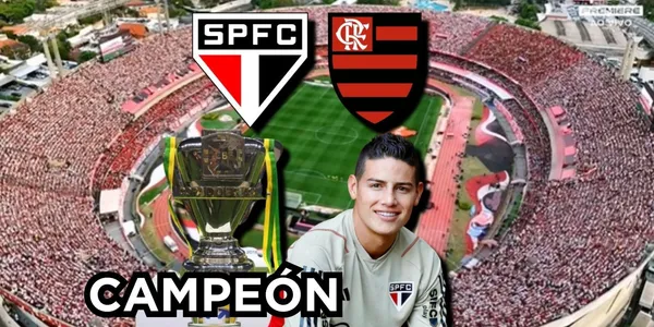 James Rodríguez campeón con el São Paulo.