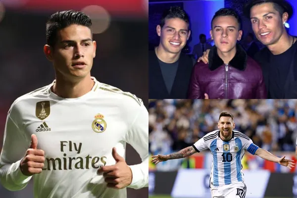 James Rodríguez compartió con Cristiano Ronaldo en el Real Madrid y enfrentó a Messi en España